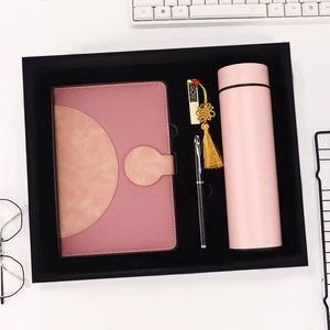 Customized Business Silk Screen Printed Pu Cover A5 Notebook Thermos Flask Set Luxury Diary Promotional <b>Gift</b> <b>Box</b> Pen - Product Image 6