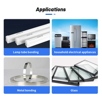 Colle d'étanchéité en silicone haute température à forte adhérence et forte capacité de charge pour le collage de lampes, l'électronique, le métal et le verre