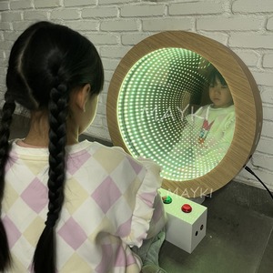 Luce Sensoriale LED a Specchio Infinito 3D, Terapia Sensoriale, Luci a Pannello a Specchio Infinito con Cambio Colore per Bambini - Product Image 5