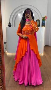 Salwar Kameez élégant en Georgette pour femme, style ethnique, séchage rapide, toutes saisons, vente en gros à bas prix - Product Image 4