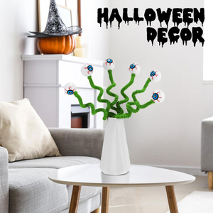 Decoración de Halloween con Ojos de Gusano de Arena, Adorno Floral Artificial Flexible y Espeluznante para el Hogar, Decoración para Fiestas en Interiores, Suministros y Regalos - Product Image 4