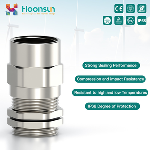 ข้อต่อสายไฟโลหะกันน้ำมาตรฐาน IP68 ขนาดพิเศษ ทำจากทองเหลือง - Product Image 4