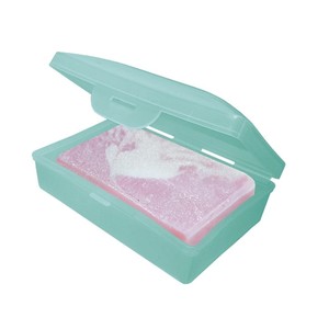 Soap Case With Hinge Translucent PP Plastic Rectangular <b>Bath</b> <b>Storage</b> - Product Image 1