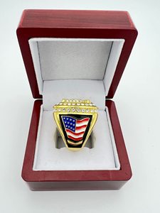 Biểu Tượng Tùy Chỉnh Vô Địch Nhẫn Tùy Chỉnh Tên Người Chơi Và Số Chất Lượng Cao Bóng Đá Bóng Rổ Vòng - Product Image 3