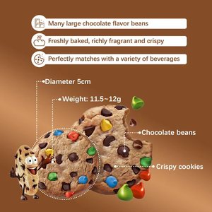 Galletas de Chocolate Coloridas Sin Gluten, Resistentes a la Humedad, con Logotipo Personalizado de Fábrica, Impresión Excelente - Product Image 3