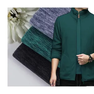 Shaoxing Textile Polyester Cationic DTY Micro Polar Fleece Double Side Brush One Side Anti-Pilling Hoodies Sweater Women Fabric