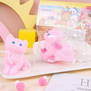 <b>Cat</b> <b>Squishy</b> Toy Jelly Texture <b>Cat</b> Paw <b>Squishy</b> Slow Rebound Stress-relief Toy Taba Mochi <b>Squishy</b> Pinch Squeeze Decompression Toy - Product Image 5
