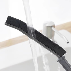 Long Strip Crevice <b>Brush</b> A1099 Nylon Bristle Multi Functional For Bathroom Kitchen Tile <b>Window</b> Sliding Door Cleaning - Product Image 3