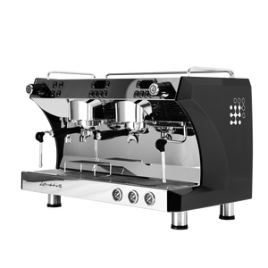 Machine à café expresso professionnelle G3120C, encre noire, nouvelle, 2 groupes, programmable, en acier inoxydable - Product Image 2