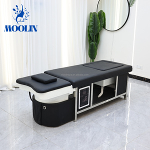 Sillón de Pedicura MOOLIN Moderno con Lavacabezas, Cuero PU Ergonómico, Acero Inoxidable, <span class=keywords><strong>Mueble</strong></span> Multiusos para Salón - Product Image 5