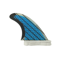 Planche de surf aileron OEM haute qualité en fibre de carbone nid d'abeille Longboard Tri set G5 Double onglets 2 ailerons