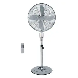 Wholesale prices 3 speed 5h timer remote control high speed electric 16'' digital metal stand fan