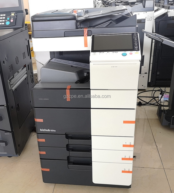 Refurbished Hot Sale Used A3 General Copier Machine Maximum Print for Konica Minolta Black & White B554/554e Office Photocopier