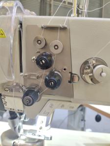 P6-972B Machine à coudre pour chaussures à double aiguille Machine à coudre le <span class=keywords><strong>cuir</strong></span> Machine à coudre industrielle Jack - Product Image 2