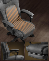 Chaises de bureau confortables à bas prix en provenance de Chine, en tissu gris, ergonomiques, petites, pour le personnel, le travail, les tâches informatiques