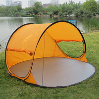 Tente de plage à ombrage extra large, automatique et rapide en 2 secondes, tente de plage pop-up, portable pour le camping