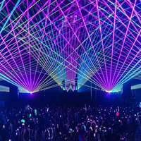 Projecteur laser 3D ILDA 2W 3W 5W pour spectacle laser, animation laser couleur pleine pour fête, discothèque, scène, DJ, lumières laser pour boîte de nuit
