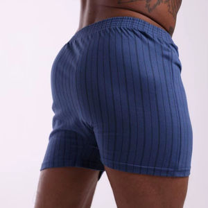 Calzoncillos Bóxer de Algodón Suave para Hombre, Color Azul, Transpirables, Cómodos, con Cintura Elástica, Proveedor de Fábrica - Product Image 1