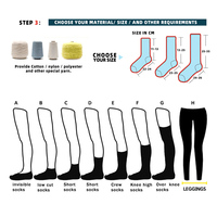 Chaussettes de sport personnalisées OEM pour jeunes et hommes, chaussettes montantes en tricot avec broderie de lettres, idéales pour la course et le basketball en hiver, pour les distributeurs