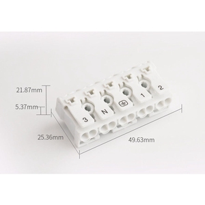 923-5 đèn cụ thể kết nối 923 hệ thống dây điện thiết bị đầu cuối Báo Chí loại P02 vít miễn phí Plug-in thiết bị đầu cuối - Product Image 6