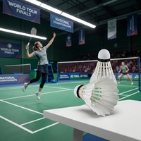 Volants de badminton en plumes d'oie LS500, super durables, haute vitesse, conçus pour l'entraînement en club et les tournois