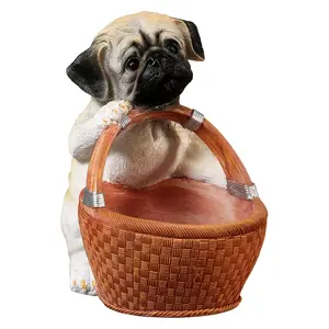 כלב סל ממתקים מרפסת תיבת אחסון מפתח לבדוק תפאורה סלון