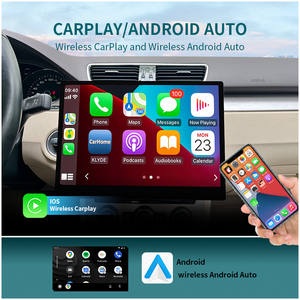 KLYDE 12.2 pouces universel 1280*800 écran tactile <span class=keywords><strong>autoradio</strong></span> Bt5.0 4G DSP RDS Android Auto Carplay 2 Din système de navigation <span class=keywords><strong>GPS</strong></span> - Product Image 4