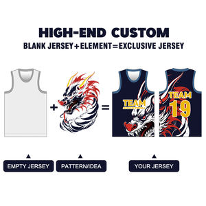 Gepersonaliseerde logo's, nummers, team, ademend basketbalvest, sublimatie, op maat gemaakt, hoge kwaliteit, kinderbasketbaltenue - Product Image 4