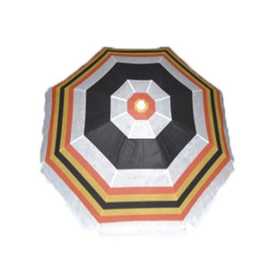 Beach Umbrella 2M Polyester Aluminum Frame Outdoor <b>Sun</b> <b>Shade</b> Colorful Pattern Customizable Advertising Print - Product Image 5