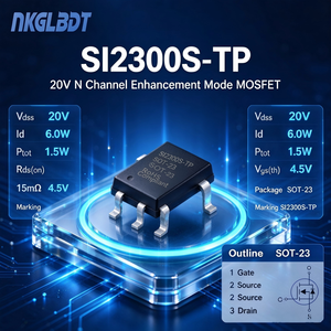 <span class=keywords><strong>Diode</strong></span> de sécurité NK SI2300S-TP, montage en surface, boîtier SOT-23, tension 20V, résistance interne <span class=keywords><strong>12V</strong></span>, Id6a - Product Image 1