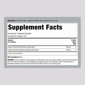 Prix de gros OEM Marque privée 100% pur biologique de qualité alimentaire HALAL <span class=keywords><strong>500</strong></span> <span class=keywords><strong>comprimés</strong></span> 1000mg <span class=keywords><strong>Spiruline</strong></span> Chlorella <span class=keywords><strong>comprimés</strong></span> pour adultes - Product Image 5