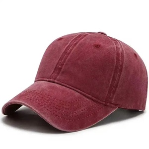 Washed Cotton Plain Baseball Caps Adjustable Unstructured Soft Blank Casual Dad Ball <b>Hats</b> for Men Women - Product Image 4