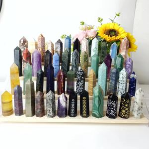 Piedra de energía curativa para decoración del hogar y la Oficina, torre de varita de punto de cristales naturales, energía curativa, venta al por mayor - Product Image 3