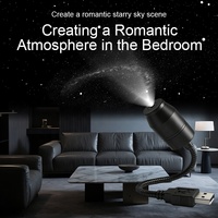 TH Howie Lampe décorative LED USB Ciel Étoilé Galaxie, Mini Lumière Ambiante à Angle Réglable pour Intérieur de Voiture