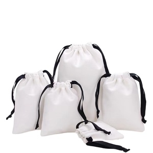 Recycle Cotton Canvas Fabric Drawstring Dust <b>Bag</b> With Logo Printed - Product Image 1