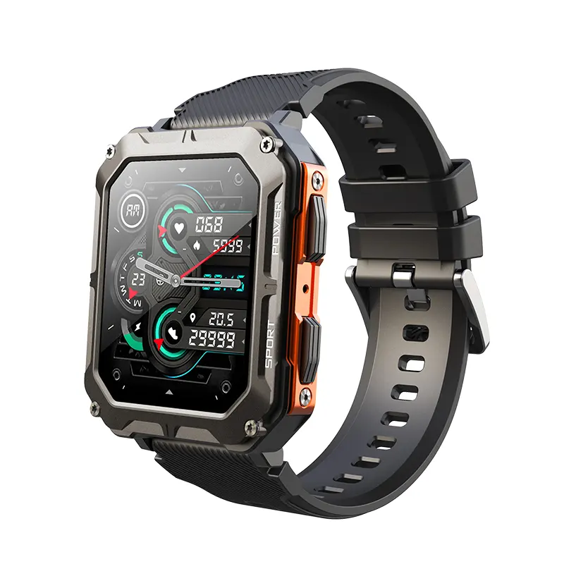 New Arrivals C20 Pro Smart Watch 1.83 inch BT Call Sport Bracelet Large Battery IP68 Waterproof Men Watches C20pro Smartwatch