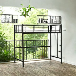 <span class=keywords><strong>Lit</strong></span> de rangement double couche en fer, personnalisable, durable, moderne et écologique <span class=keywords><strong>pour</strong></span> dortoirs <span class=keywords><strong>étudiant</strong></span>s, appartements, hôtels et écoles - Product Image 3