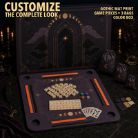 Tapis de jeu flottant en mousse EVA pour Mahjong de minuit, multi-jeux, pour Mahjong américain, Rummy et cartes imperméables
