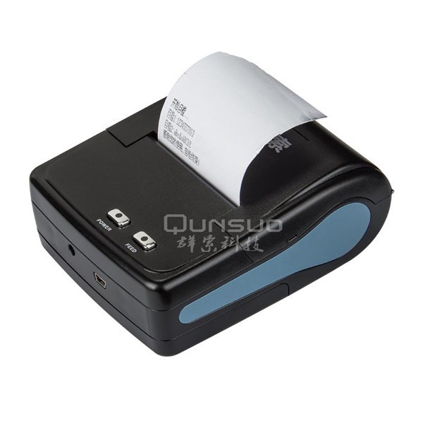QS-5802 Portable Android 58mm Mini Receipt Printer for Bluetooth Dotmarix Dot Matrix Printer for Supermarket Use in Stock