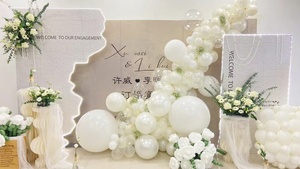 Di alta qualità 5/10/18/36/40 pollici in lattice naturale palloncino bianco puro Kit decorazione del partito per il <span class=keywords><strong>compleanno</strong></span> della ragazza - Product Image 6