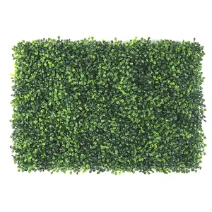 Indoor High Quality Outdoor Plastic Home Fake Faux Green Panel Grass Decoration Artificial Plant Wall