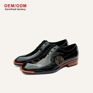 Calzado de Diseño Personalizado OEM, Calzado de Lujo para Fiestas y Bodas, con Cordones, Cómodo, Ligero, Punta en Pico, Aumenta la Estatura, con Láser - Product Image 2