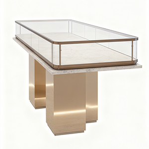 कस्टम आधुनिक न्यूनतम आभूषण प्रदर्शन कैबिनेट चांदी के गहने और घड़ी डिस्प्ले केस - Product Image 3