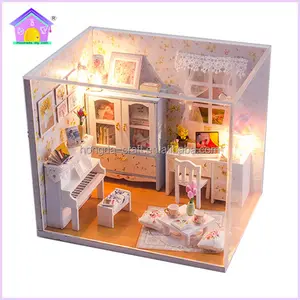 Hongda Hot selling minitures dollhouse minitures diy games for kids