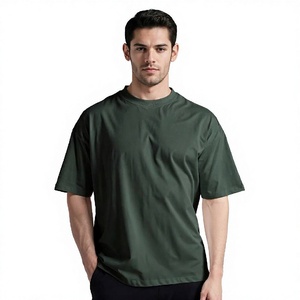 เสื้อยืดลำลองผู้ชาย ผ้าฝ้าย 100% แขนสั้น คอกลม นุ่ม สบาย ระบายอากาศดี เสื้อเปล่าพื้นฐาน รับสกรีนโลโก้ - Product Image 4