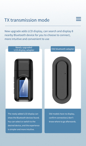 Adaptador Bluetooth <span class=keywords><strong>5.0</strong></span> Universal T11 Compatible con <span class=keywords><strong>Dongle</strong></span> <span class=keywords><strong>USB</strong></span>, Transmisor y Receptor Inalámbrico con Conector de 3.5mm, Alimentado por <span class=keywords><strong>USB</strong></span> - Product Image 3