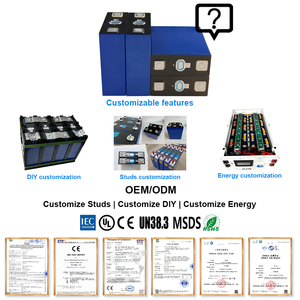 Batterie de stockage d'énergie solaire LiFePO4 semi-solide HYL 3.2V 280-314Ah à cycle profond 10000 cycles pour camping-car, bateau, UPS - Product Image 3