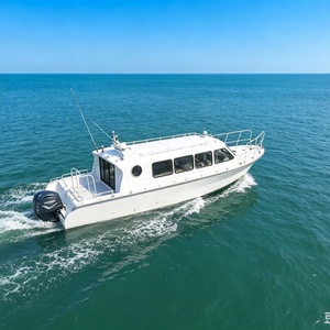 Grandsea - Barco de Cabina Completa de Aluminio de 40 pies/12 m con Motor Fuera de Borda, Barco de Carga Rápida en Venta - Product Image 2