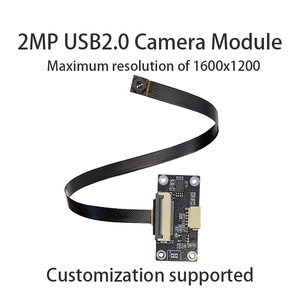 โมดูลกล้องมาโคร USB LLGCAM Mini 5 มม. 2MP 1080p FF 88 °   โมดูลเว็บแคม FOV PCB สำหรับระบบฝังตัวในแล็ปท็อปที่ใช้การจดจำใบหน้า - Product Image 1