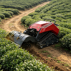 Envío Gratis Potente Tractor Oruga Autopropulsado Cortacésped de Giro Cero con Rotocultivador y Accesorios para Desmalezado 800Y/1000Y Rem - Product Image 3